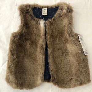🍭🍭Faux fur kids vest- 4T🍭🍭